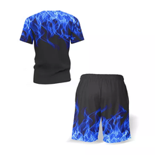 Load image into Gallery viewer, Short sleeve flaming two piece
